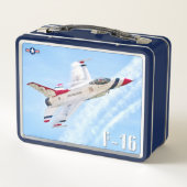 F-16C-KAMPFFAKTOR METALL BROTDOSE (Rückseite)