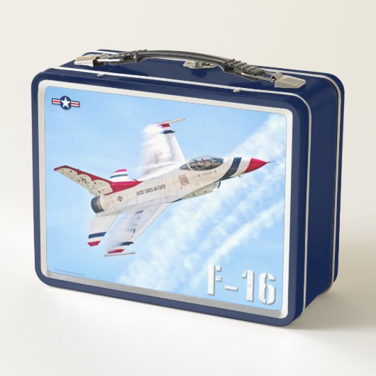 F-16C-KAMPFFAKTOR METALL BROTDOSE (Rückseite)