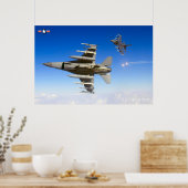 F-16C-KAMPFFAKTOR POSTER (Küche)