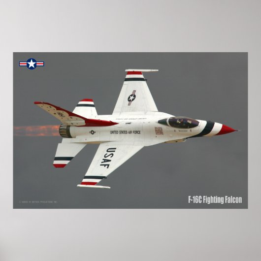 F-16C-KAMPFFAKTOR POSTER (Vorne)