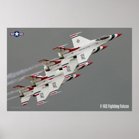 F-16C-KAMPFFAKTOR POSTER (Vorne)