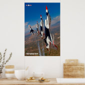 F-16C-KAMPFFAKTOR POSTER (Küche)
