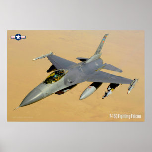 F-16C-KAMPFFAKTOR POSTER