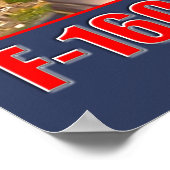 F-16C-KAMPFFAKTOR POSTER (Ecke)