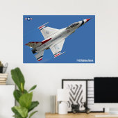 F-16C-KAMPFFAKTOR POSTER (Heimbüro)
