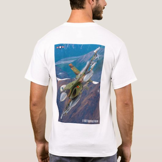 F-16C-KAMPFFAKTOR T-Shirt (Rückseite)