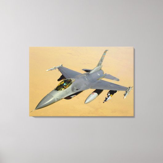 F-16C-KAMPFFALCON 24x36 Leinwanddruck (Vorderseite)