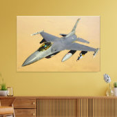 F-16C-KAMPFFALCON 32x48 Leinwanddruck (Insitu (Wohnzimmer))