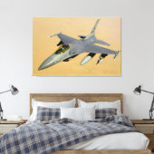 F-16C-KAMPFFALCON 32x48 Leinwanddruck (Insitu (Schlafzimmer))
