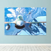 F-16C-KAMPFFALCON 40x60 Leinwanddruck (Insitu (Holzboden))
