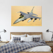 F-16C-KAMPFFALCON 40x60 Leinwanddruck (Insitu (Schlafzimmer))