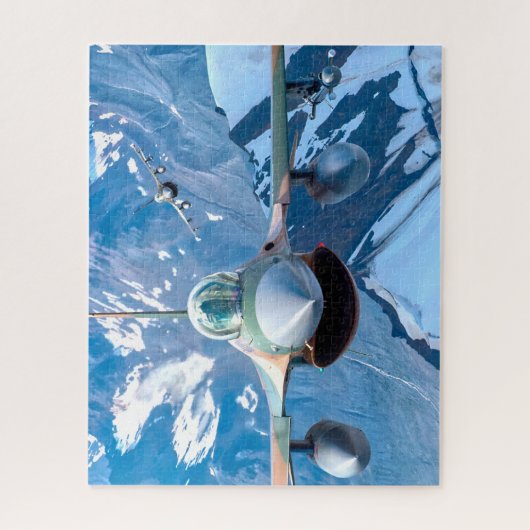 F-16C-KAMPFFALCON - ALASKA (16x20 INCH) Puzzle (Vertikal)