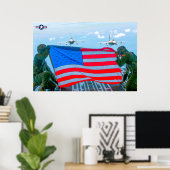 F-16C KAMPFFALKE POSTER (Heimbüro)