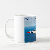 F-16C-KAMPFFIL UND F-35A-BELEUCHTUNG II KAFFEETASSE (Links)