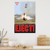 F-16C KÄMPFUNG FALCON - EJEKT! POSTER (Küche)