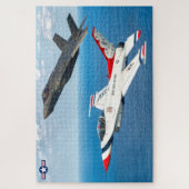 F-16C und F-35A (20x30 INCH) Puzzle (Vertikal)