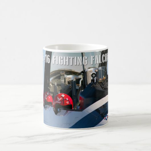 F-16D-KAMPFFALCON KAFFEETASSE (Mittel)