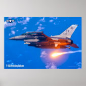 F-16D-KAMPFFALCON POSTER (Vorne)