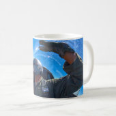 F-16D KÄMPFUNG FALCON Kämpfe an! Mug Kaffeetasse (VorderseiteRechts)