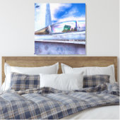 F-18-HORNET-KAMPFJET einfach Leinwanddruck (Insitu (Schlafzimmer))