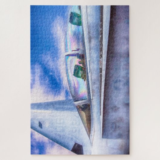 F-18-HORNET-KAMPFJET einfach Puzzle (Vertikal)