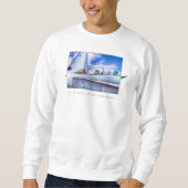 F-18-HORNET-KAMPFJET einfach Sweatshirt (Vorderseite)