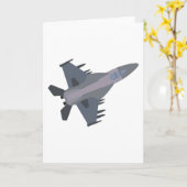 F-18 Hornet Karte (Gelbe Blume)