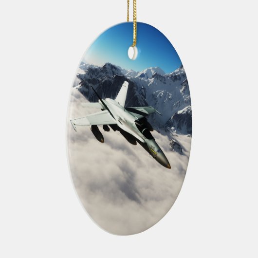 F 18 Hornet Keramikornament (Rechts)