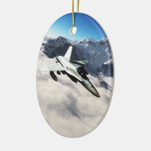 F 18 Hornet Keramikornament (Links)