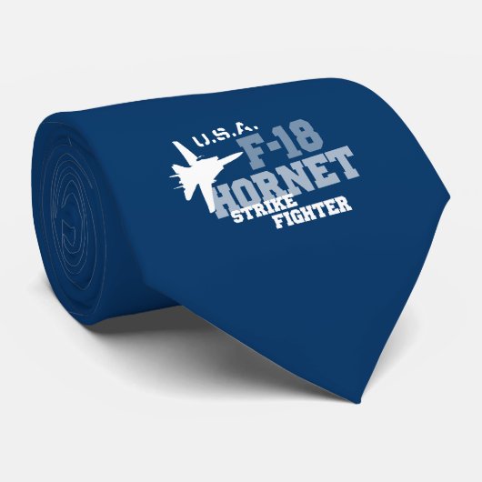 F-18 Hornet - Strike Fighter Krawatte (Gerollt)
