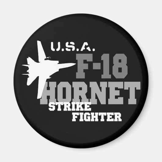 F-18 Hornet - Strike Fighter Magnet (Vorne)