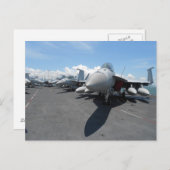 F-18 Kampfjets Postkarte (Vorne/Hinten)