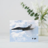 F 18 Klangbarriere Postkarte (Stehend Vorderseite)