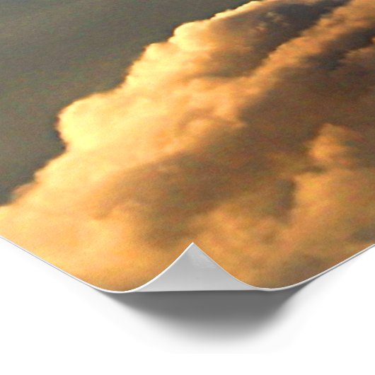 F-18 Sonnenuntergang Poster (Ecke)