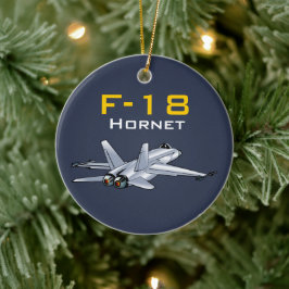 F-18 Super Hornet Aircraft Keramik Ornament