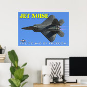 F-22 Jet Noise Poster (Heimbüro)