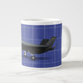 F-22 Jumbo-Tasse (Vorderseite Rechts)