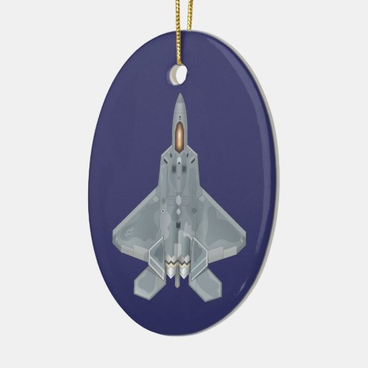 F-22 KERAMIK ORNAMENT (Links)