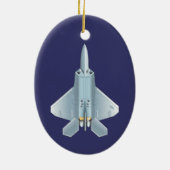 F-22 KERAMIK ORNAMENT (Hinten)