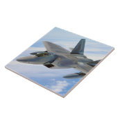 F-22 Militärjet des Raptors Fliese (Seite)