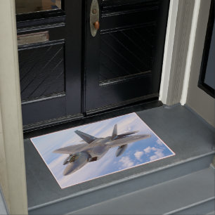 F-22 Militärjet des Raptors Fußmatte