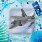 F-22 Militärjet des Raptors Pappteller (Party)