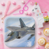 F-22 Militärjet des Raptors Pappteller (Party)