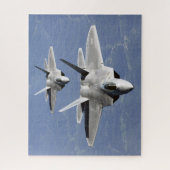 F-22 Raptor 5. Generation Stealth Fighter Jet Puzzle (Vertikal)