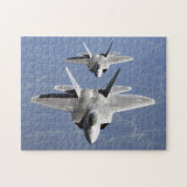 F-22 Raptor 5. Generation Stealth Fighter Jet Puzzle (Horizontal)