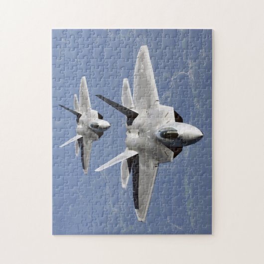 F-22 Raptor 5. Generation Stealth Fighter Jet Puzzle (Vertikal)