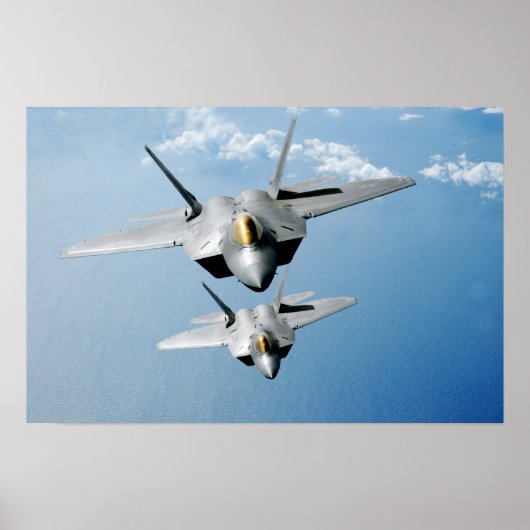 F-22 Raptor Aircraft Poster (Vorne)
