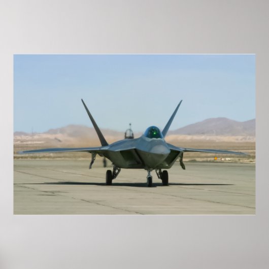 F-22 Raptor-Ansprechen Poster (Vorne)