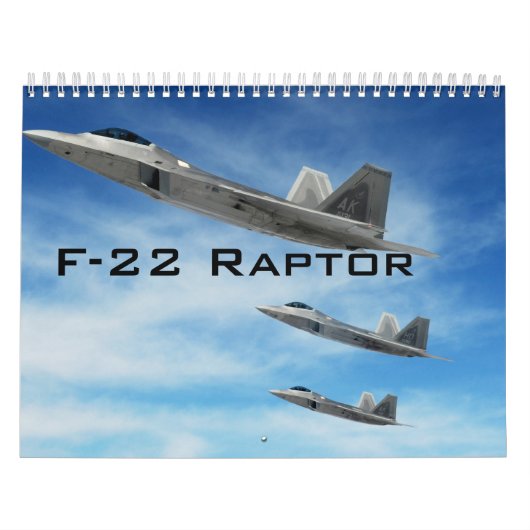 F-22 Raptor Calendar Kalender (Titelbild)