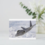 F-22 Raptor-Elmendorf AFB Postkarte (Stehend Vorderseite)